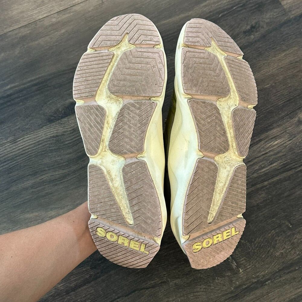 Sorel Kinetic RNEGD Float Sneakers Olive Green Lace Up Lifestyle Shoes Size 9.5 - Picture 7 of 9